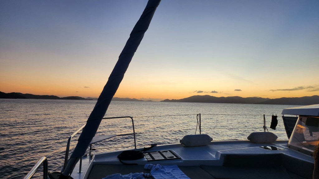 Sunset in BVI