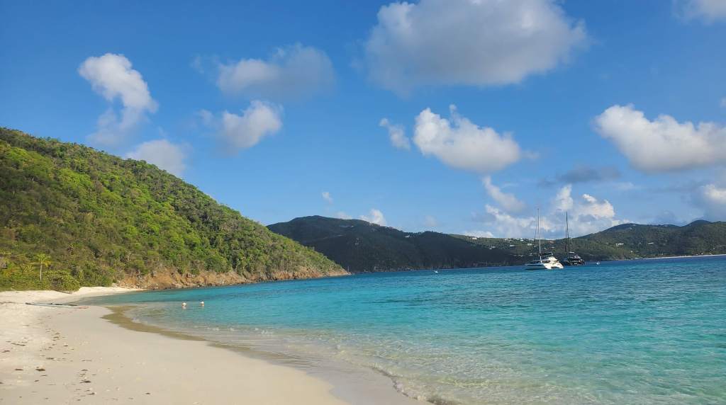 White Bay in Guana Island BVI